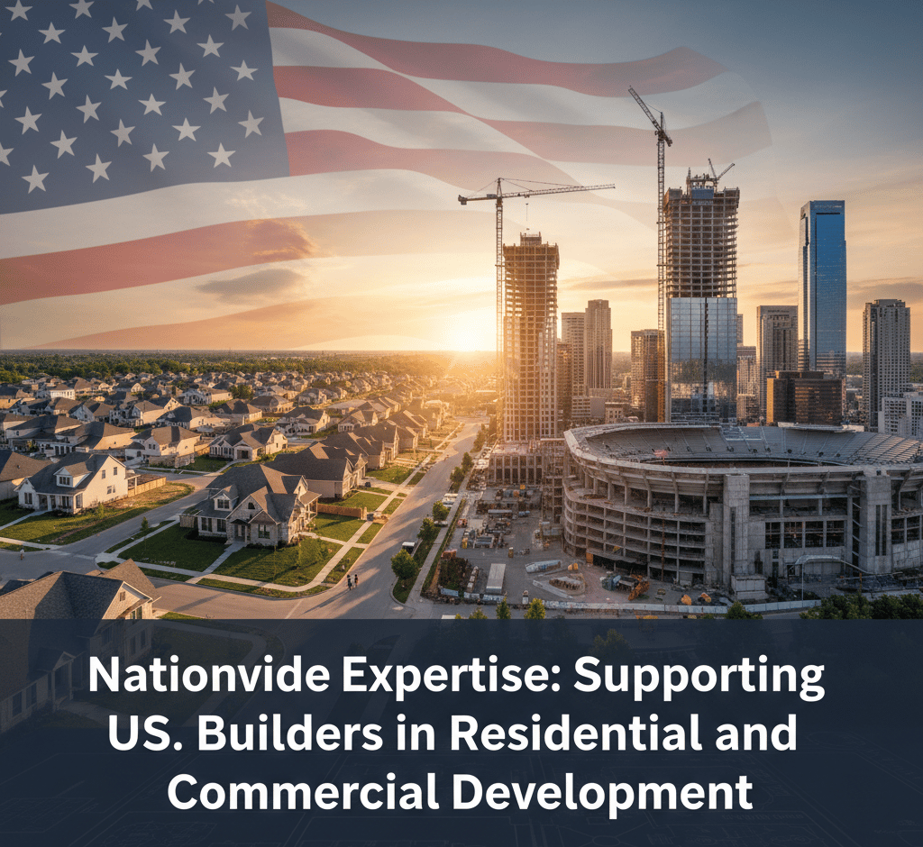 Nationwide Expertise: Supporting U.S. Builders in Residential and Commercial Development
