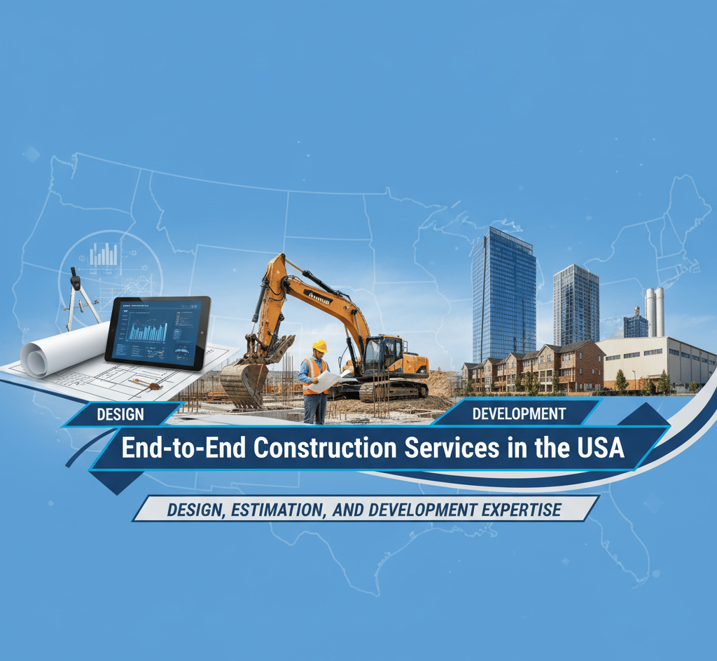 End-to-End Construction Services in the USA: Design, Estimation, and Development Expertise”