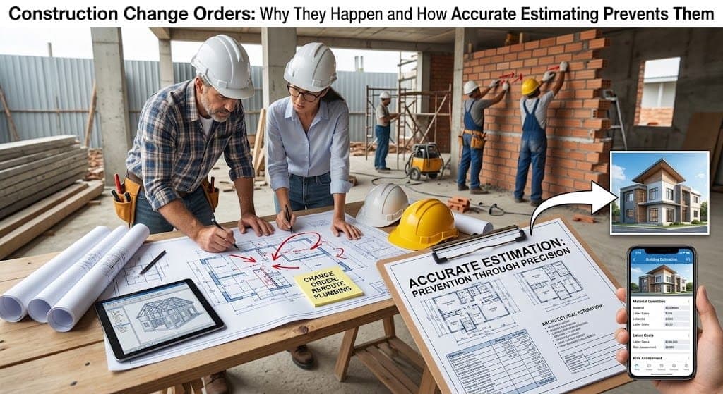 Construction Change Orders: Why They Happen and How Accurate Estimating Prevents Them