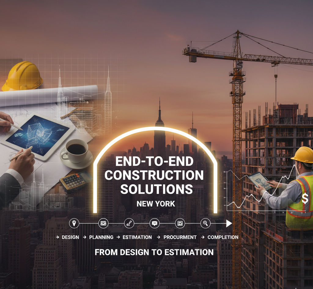 End-to-End Construction Solutions in New York: From Design to Estimation